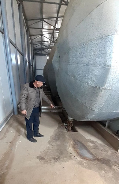 Бухоро вилояти, Қоровулбозор туманидаги биогаз қурилмаси билан танишув учрашуви